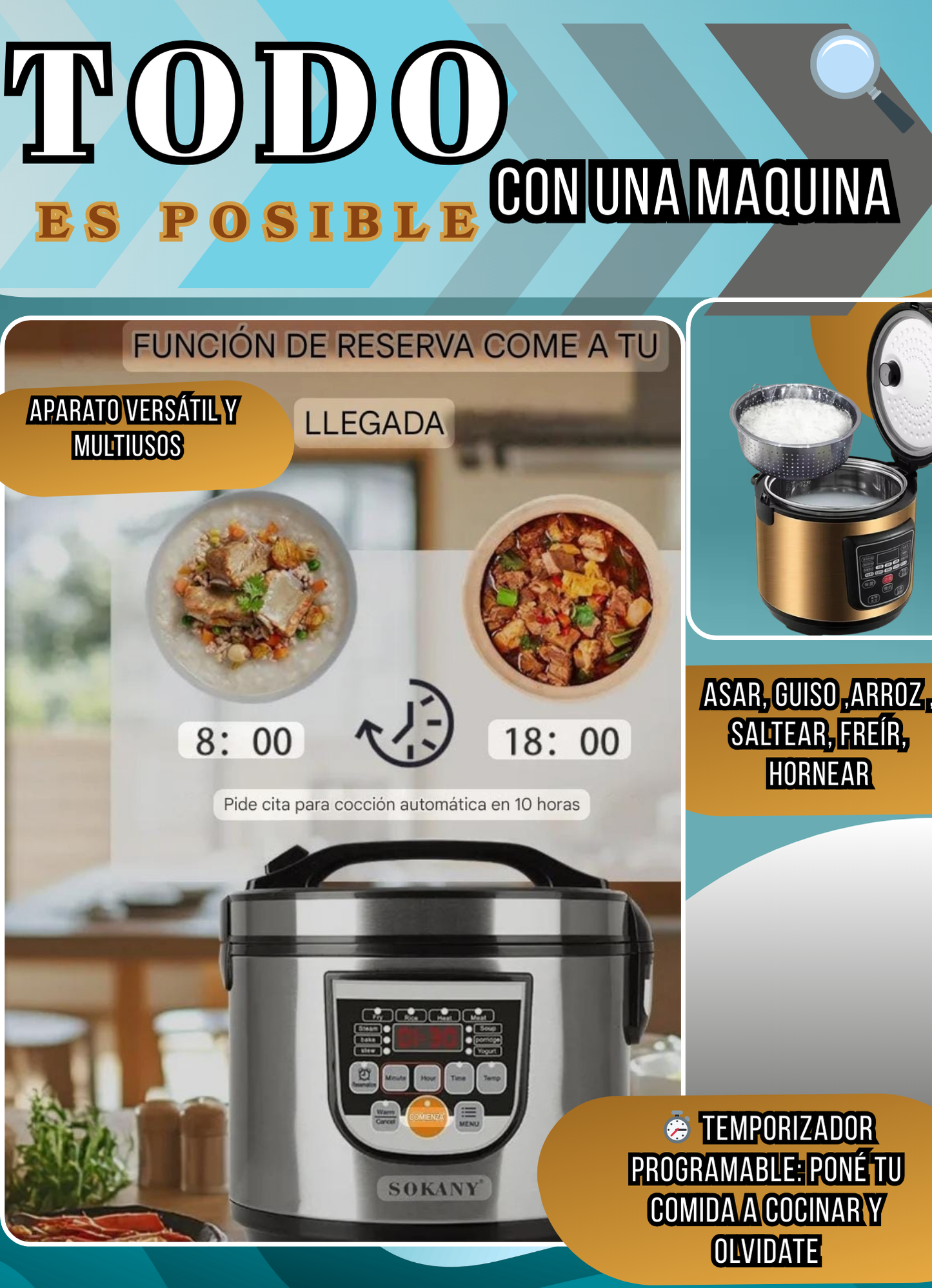 OLLA MULTIFUNCIONAL DIGITAL