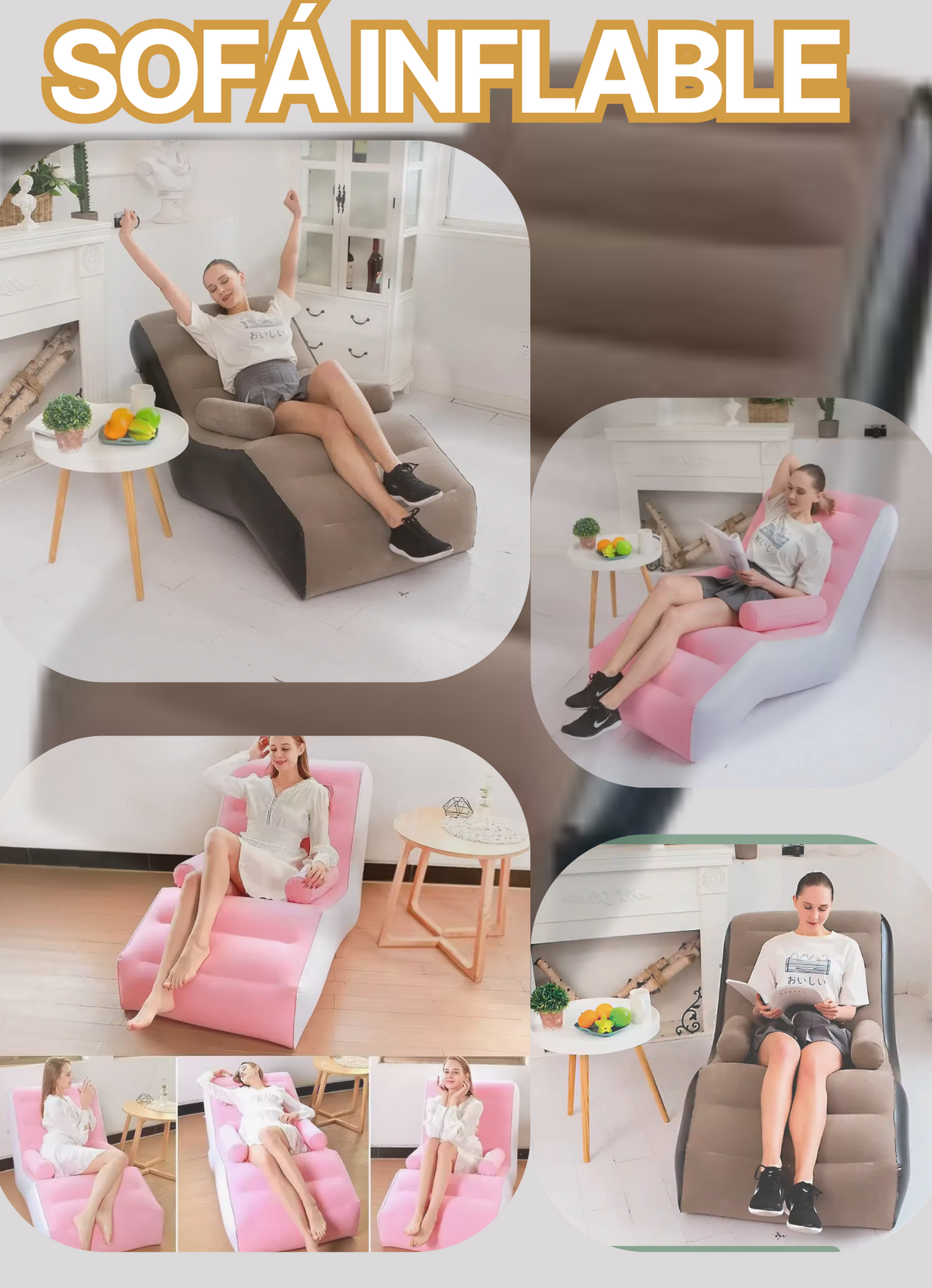 SOFÁ INFLABLE ERGONÓMICO