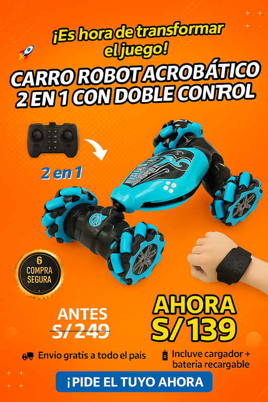 Carro acrobático Stunt Car 360°