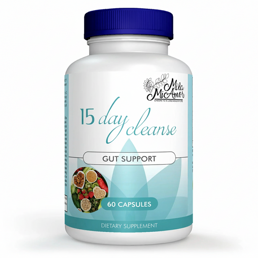 15 Day Cleanse - suplemento para la limpieza intestinal y la desintoxicación del cuerpo  (60 Cápsulas)