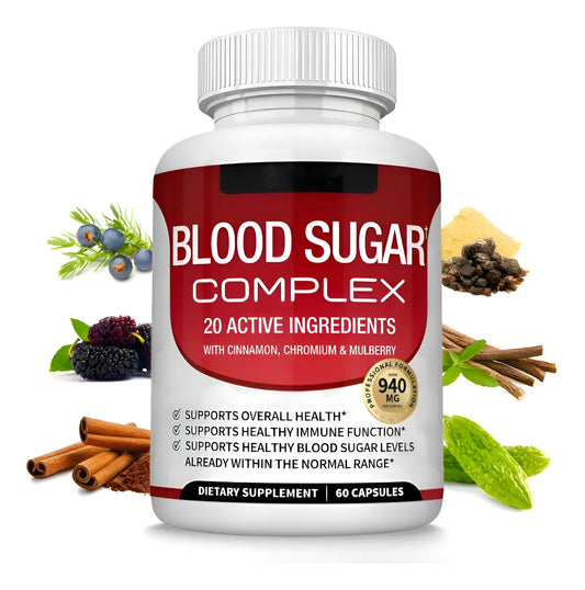 BLODD SUGAR 🩸 - Suplemento Complejo De Azúcar En Sangre 60 Cápsulas 🩸