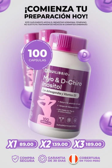 EL MEJOR REGULADOR DE HORMONAS MYO INOSITOL